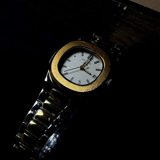 Patek Philippe Nautilus For Her - Two Tone Golden White - Giiz store