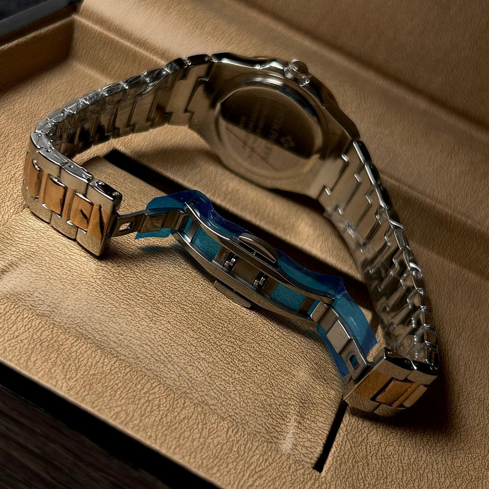 Patek Philippe Nautilus For Her - Two Tone Rose Gold Black - Giiz store