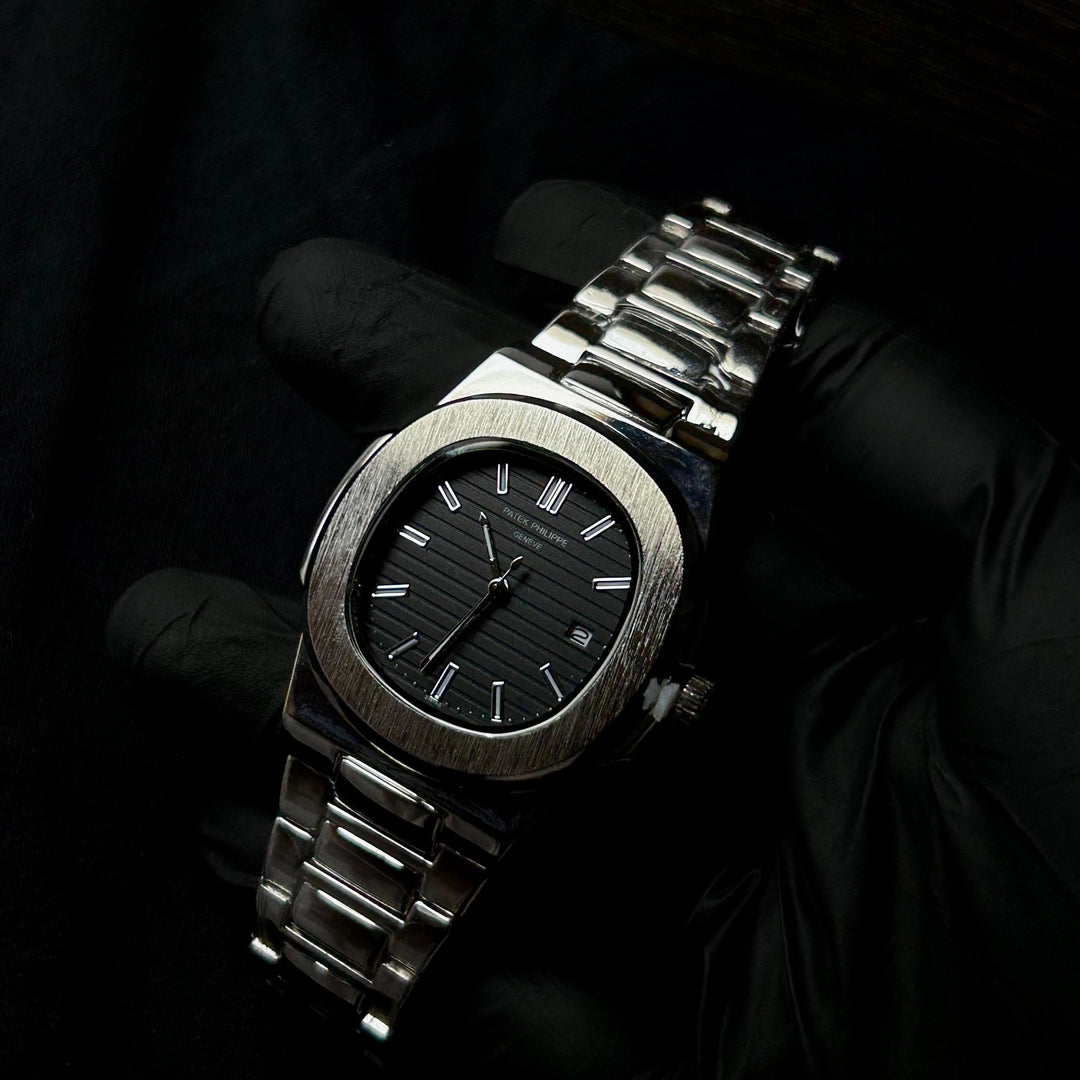 Patek Philippe Nautilus For Him – Silver Black - Giiz store