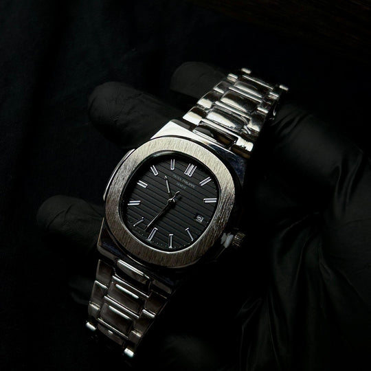 Patek Philippe Nautilus For Him – Silver Black - Giiz store