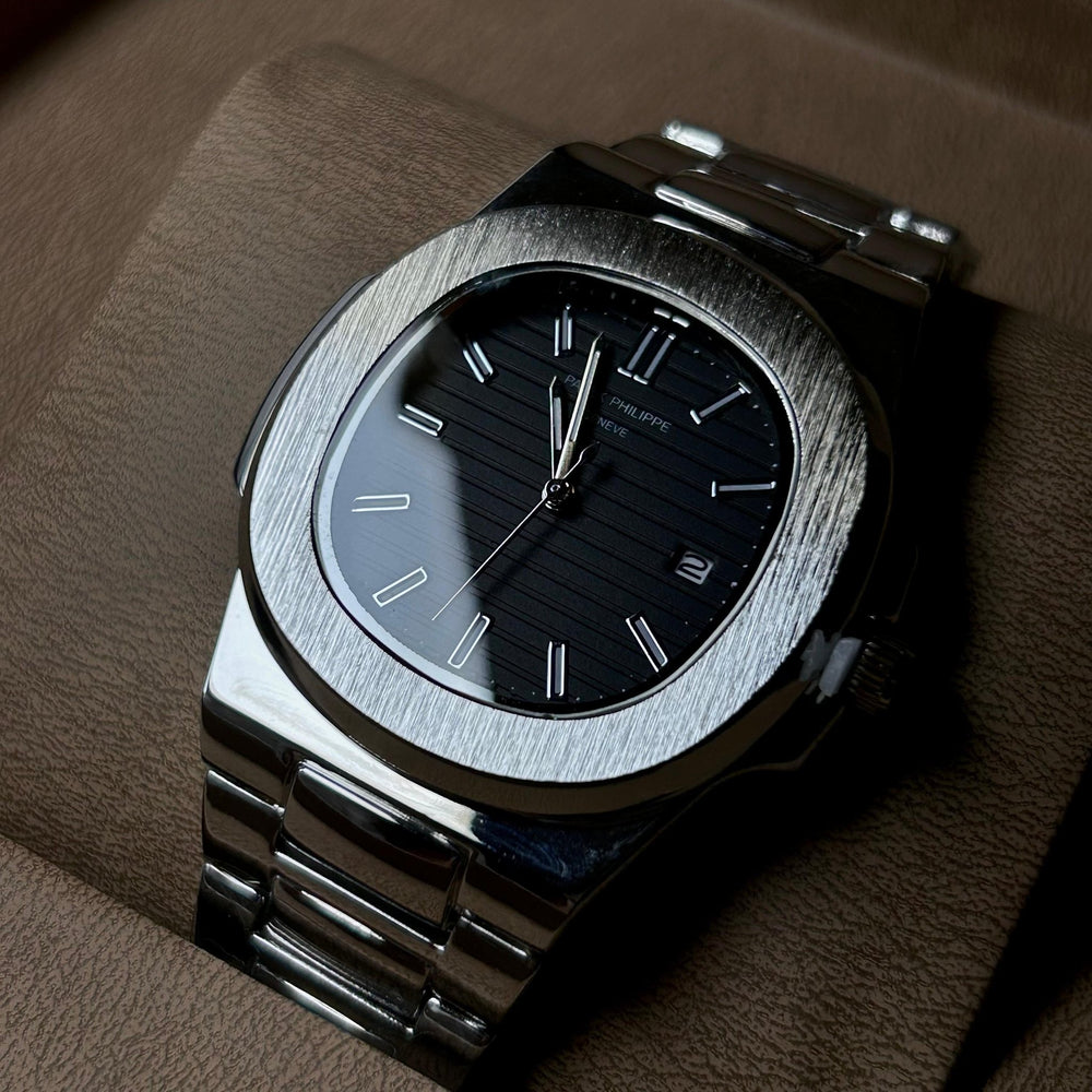 Patek Philippe Nautilus For Him – Silver Black - Giiz store