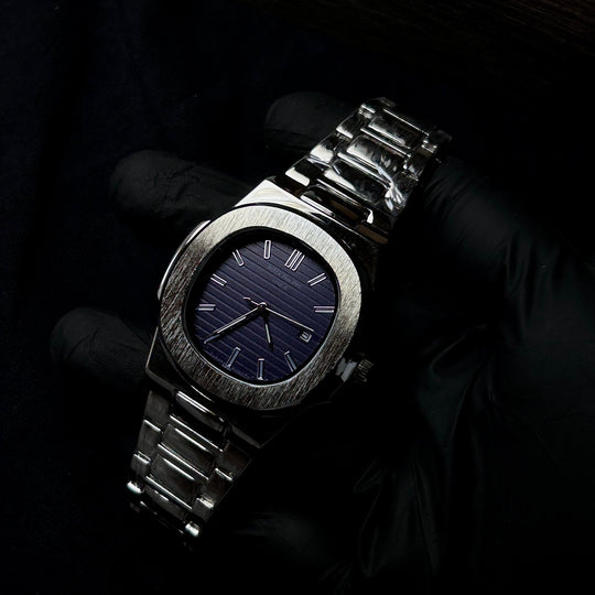 Patek Philippe Nautilus For Him – Silver Navy - Giiz store