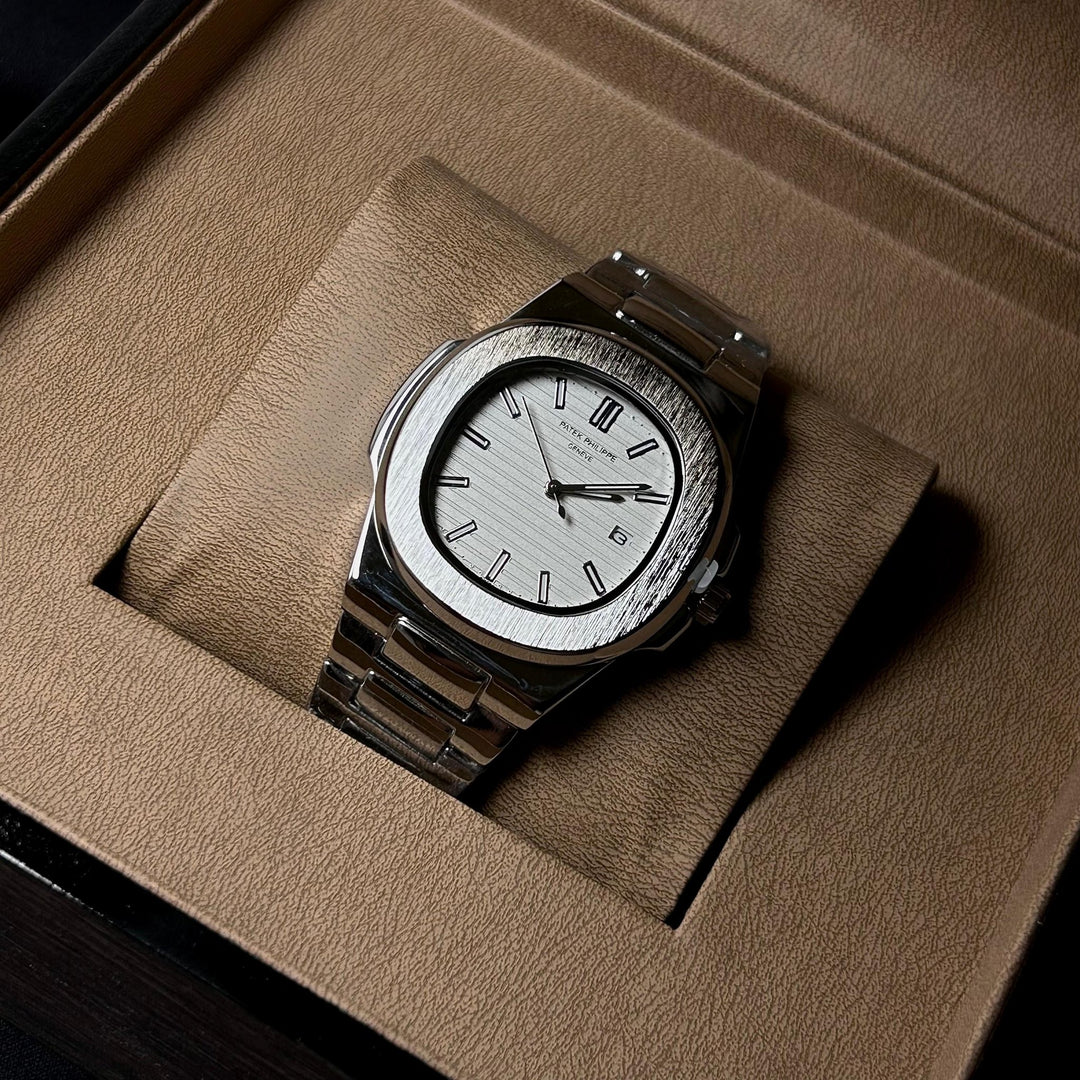 Patek Philippe Nautilus For Him – Silver White - Giiz store