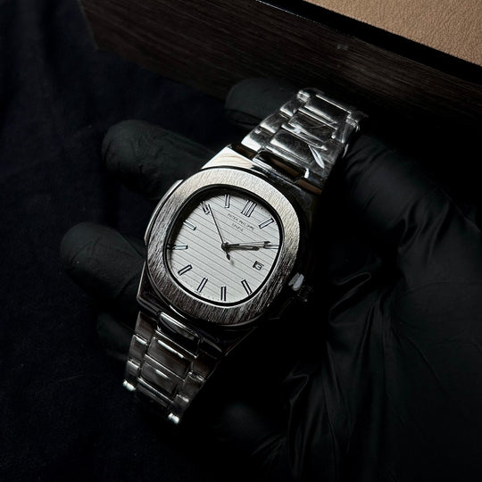 Patek Philippe Nautilus For Him – Silver White - Giiz store