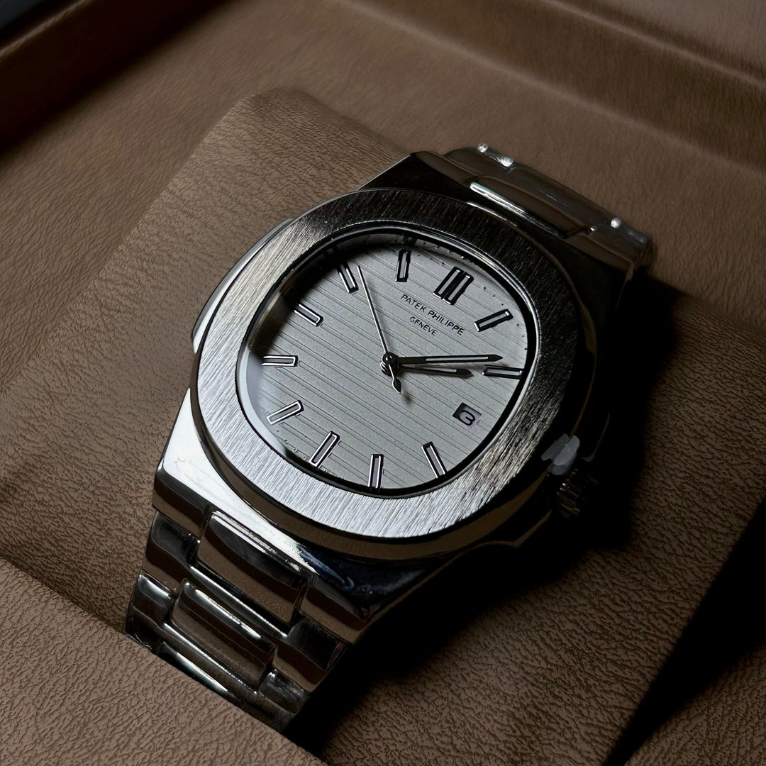 Patek Philippe Nautilus For Him – Silver White - Giiz store
