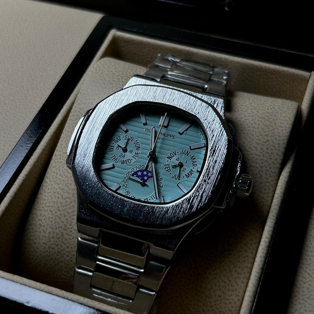 Patek Philippe Nautilus Moonphase – Ice Blue Steel Edition - Giiz store