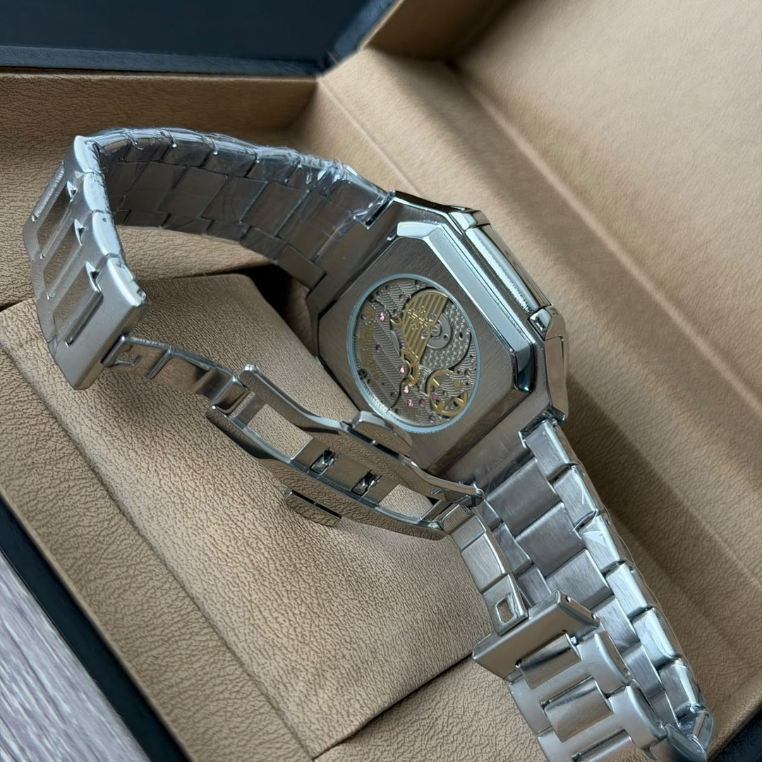 Patek Philippe Nautilus Style – Silver Tiffany Blue Dial - Giiz store