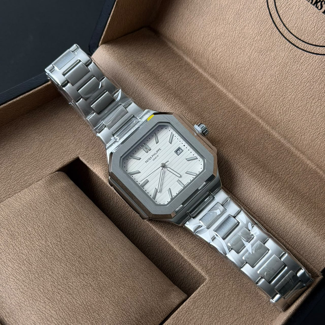 Patek Philippe Nautilus Style - Silver White Dial - Giiz store