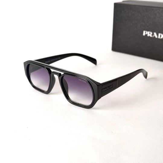 Prada Black Aviator Square – Grey Gradient - Giiz store