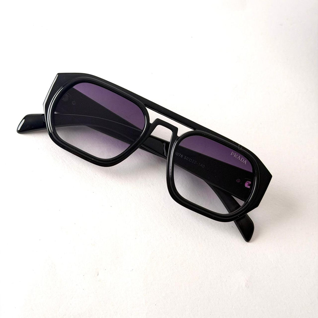 Prada Black Aviator Square – Grey Gradient - Giiz store