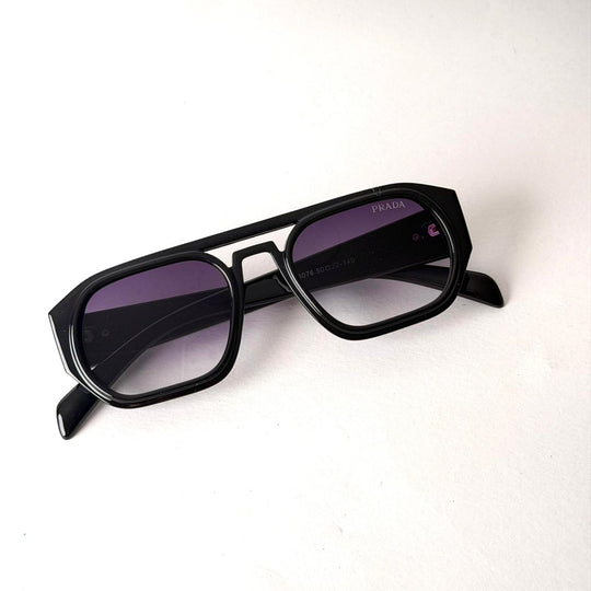 Prada Black Aviator Square – Grey Gradient - Giiz store