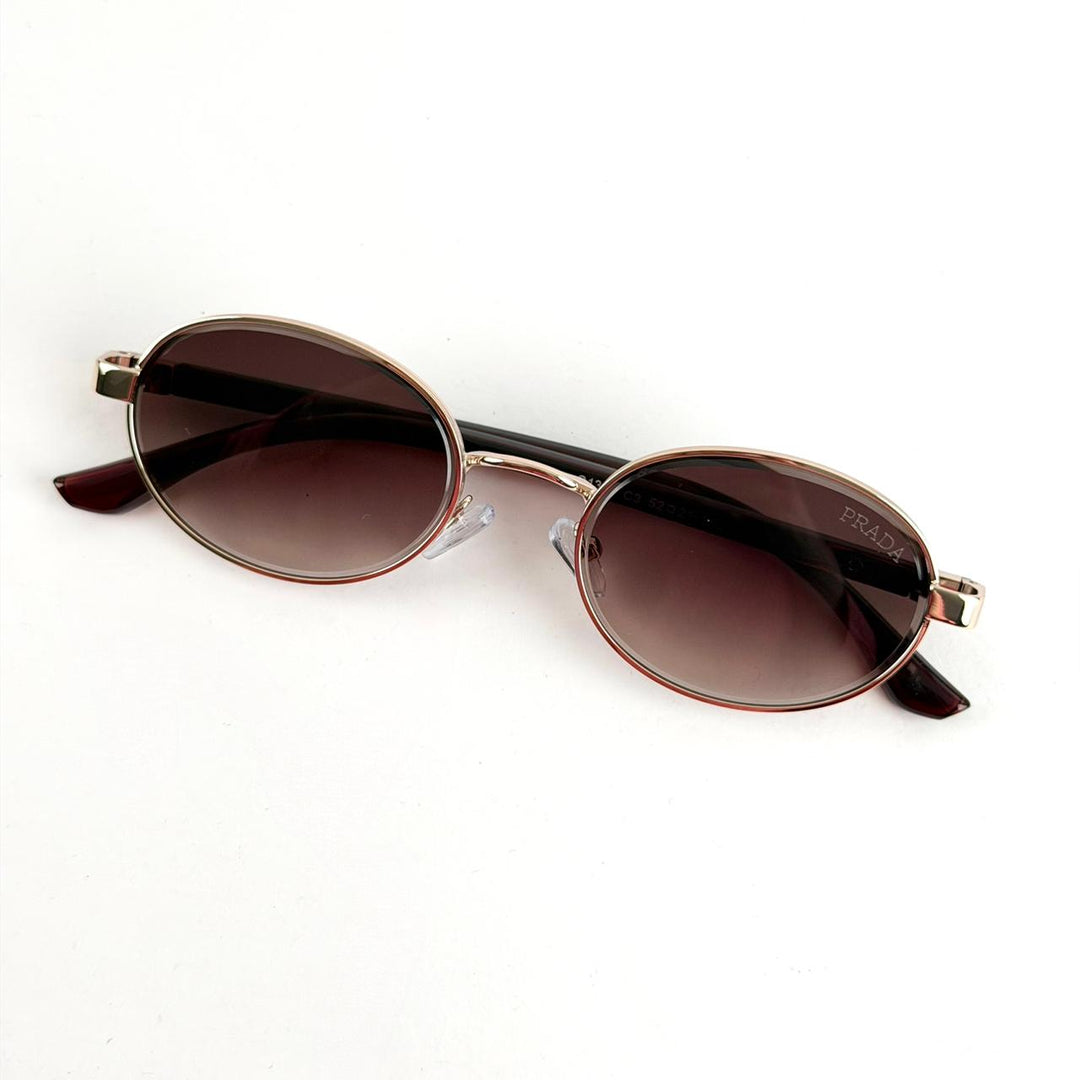 Prada Eclipse Oval – Brown Gradient - Giiz store