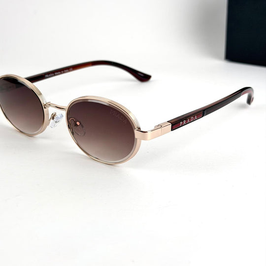 Prada Eclipse Oval – Brown Gradient - Giiz store