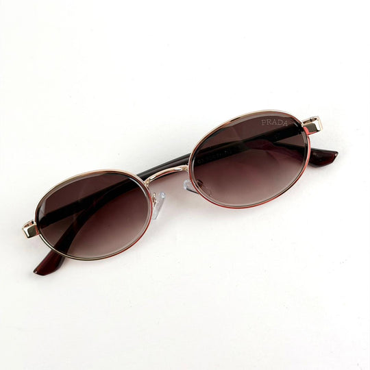 Prada Eclipse Oval – Brown Gradient - Giiz store