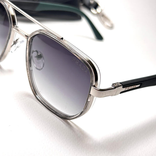 Prada Geo Double Bridge 2183 - Gray Gradient - Giiz store