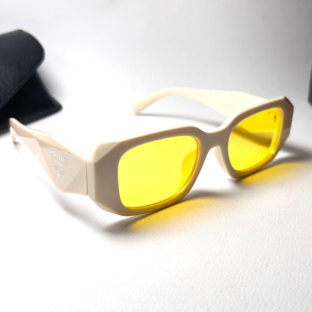 Prada Geometric - Ivory Yellow - Giiz store
