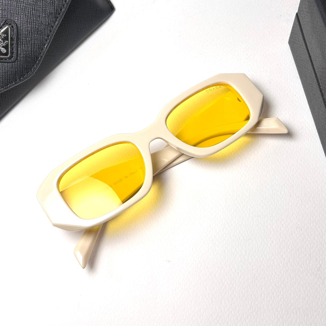Prada Geometric - Ivory Yellow - Giiz store