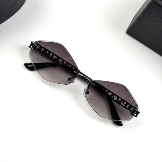 Prada Octagon Rimless - Gray Gradient - Giiz store