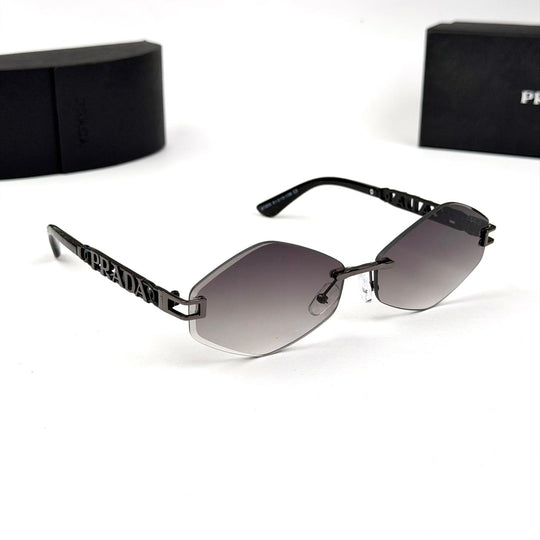 Prada Octagon Rimless - Gray Gradient - Giiz store