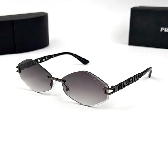 Prada Octagon Rimless - Gray Gradient - Giiz store