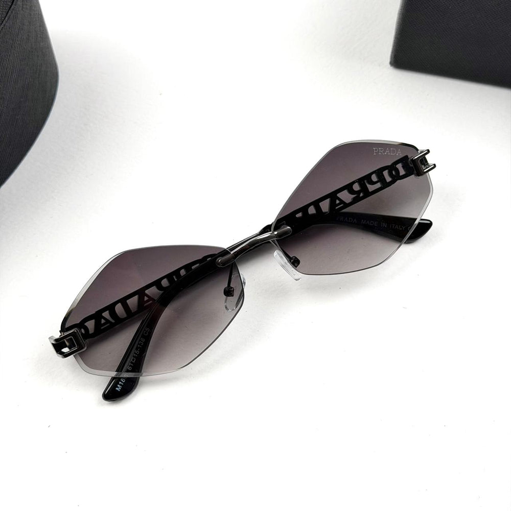 Prada Octagon Rimless - Gray Gradient - Giiz store