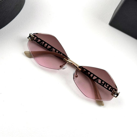 Prada Octagon Rimless - Ivory Rose Gradient - Giiz store
