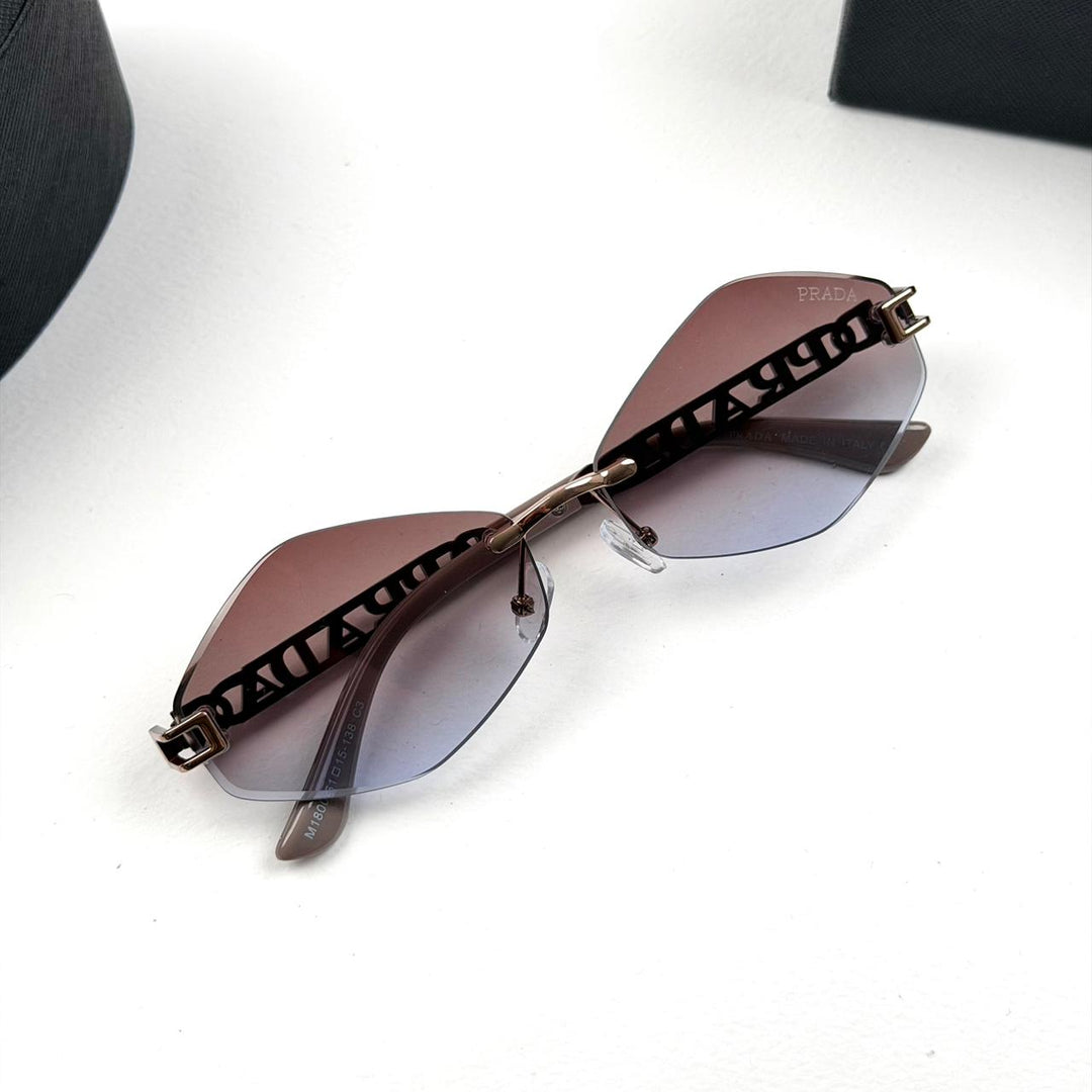 Prada Octagon Rimless - Ocean Gradient - Giiz store