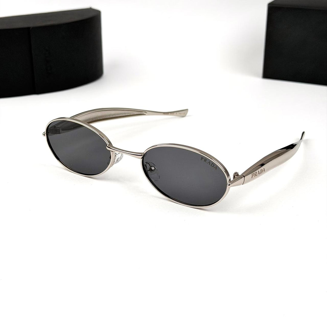 Prada Oval BV1386S - Silver Black - Giiz store