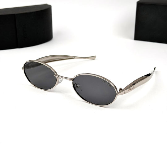 Prada Oval BV1386S - Silver Black - Giiz store