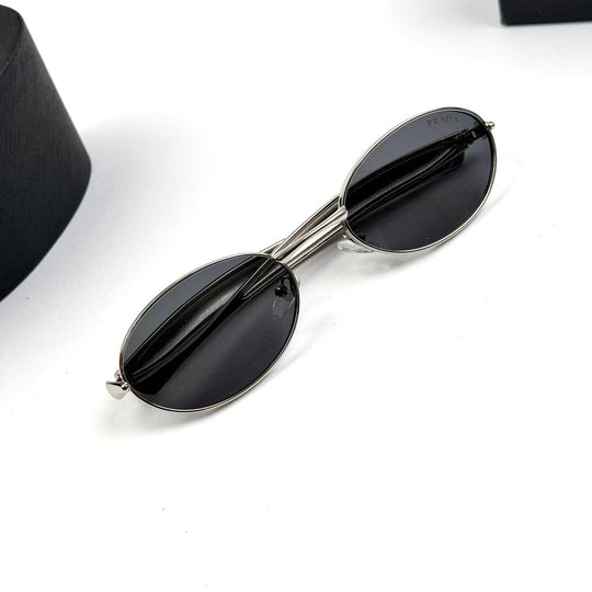 Prada Oval BV1386S - Silver Black - Giiz store