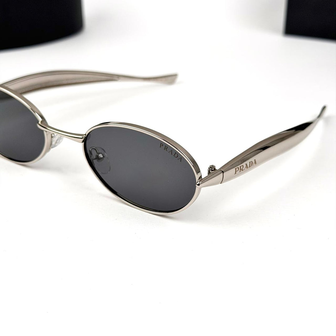 Prada Oval BV1386S - Silver Black - Giiz store