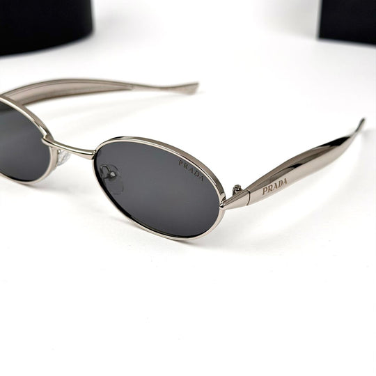 Prada Oval BV1386S - Silver Black - Giiz store