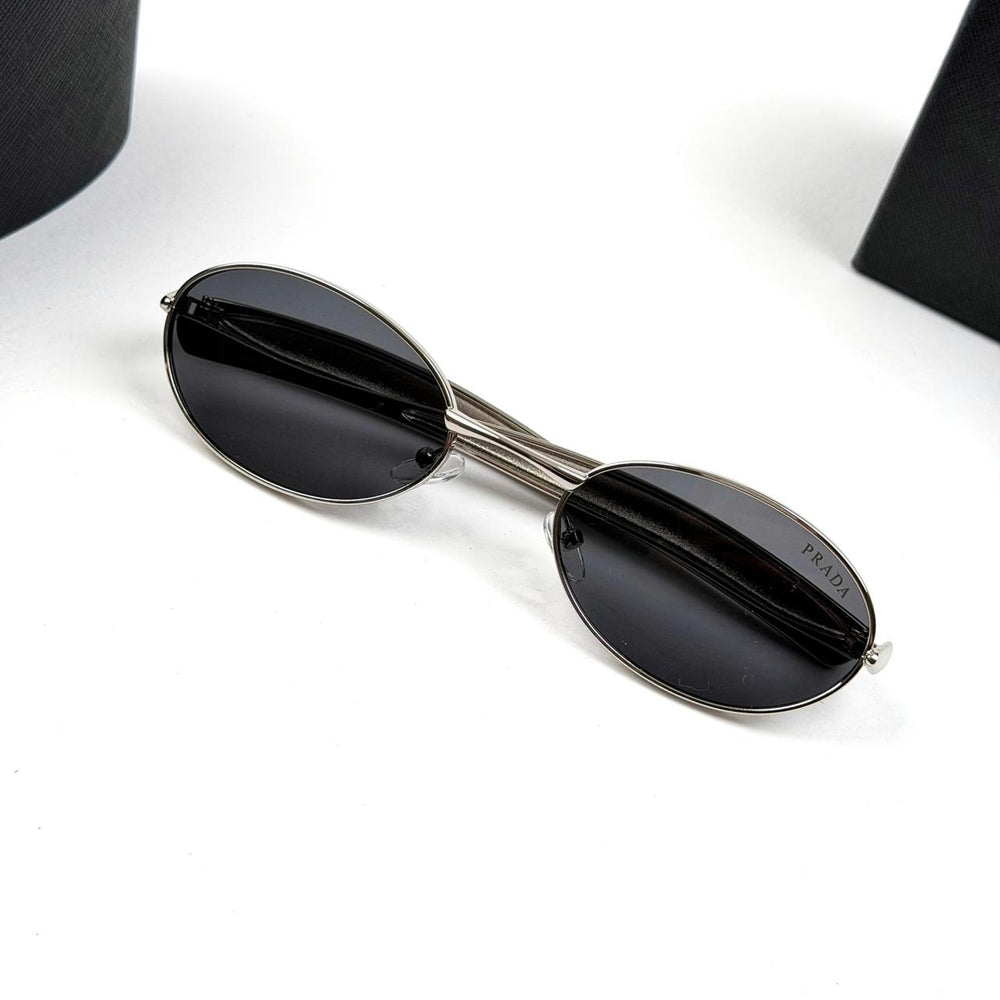 Prada Oval BV1386S - Silver Black - Giiz store