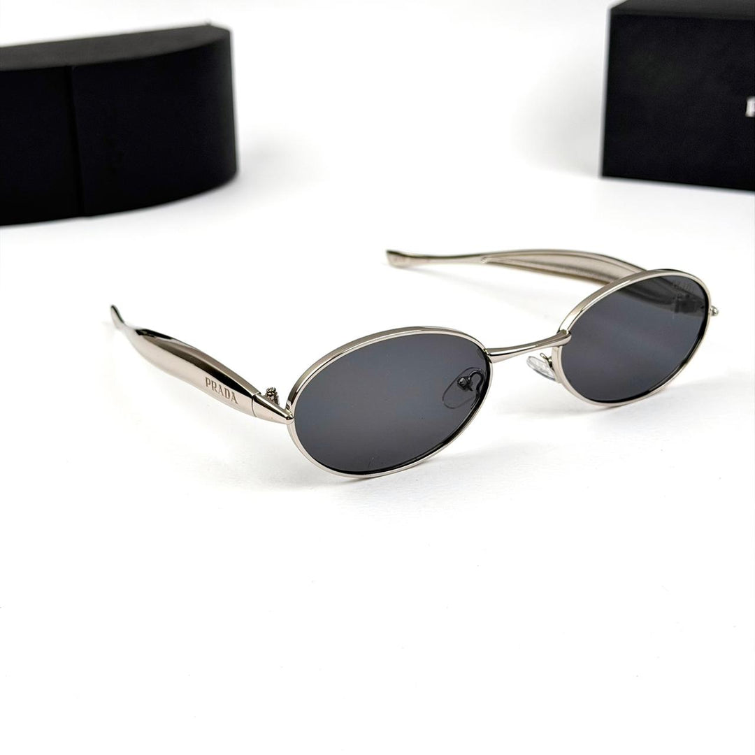 Prada Oval BV1386S - Silver Black - Giiz store