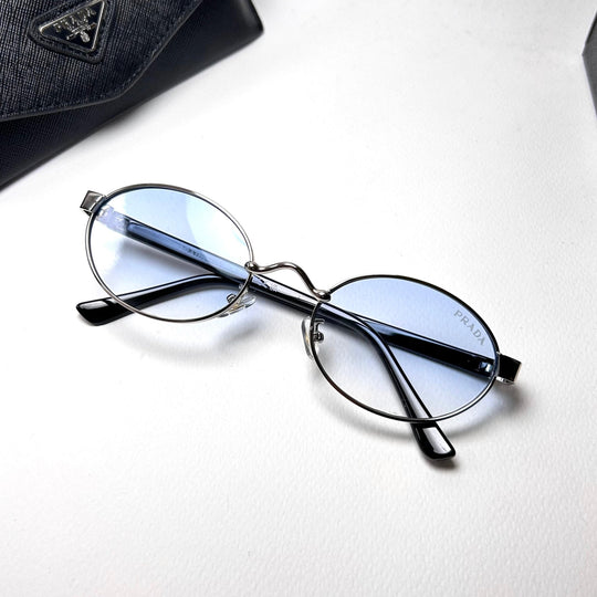 Prada Oval PRB56S - Sky Blue - Giiz store