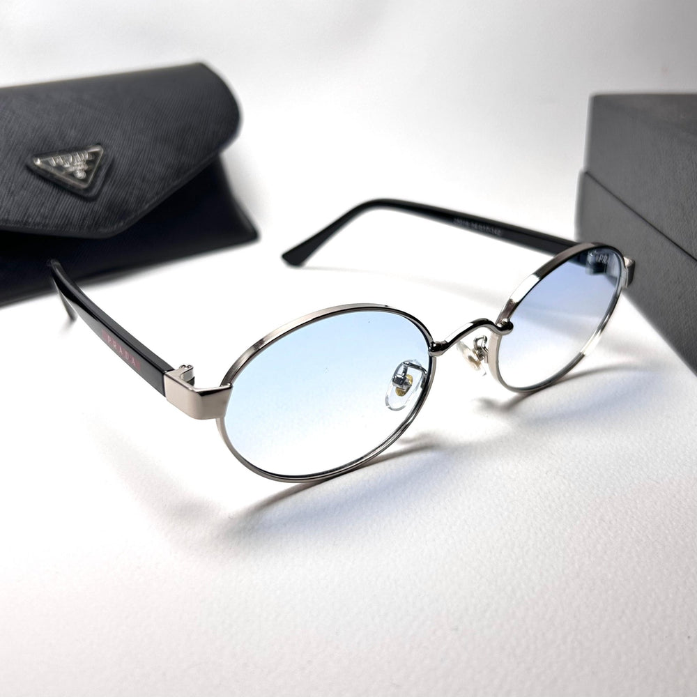 Prada Oval PRB56S - Sky Blue - Giiz store