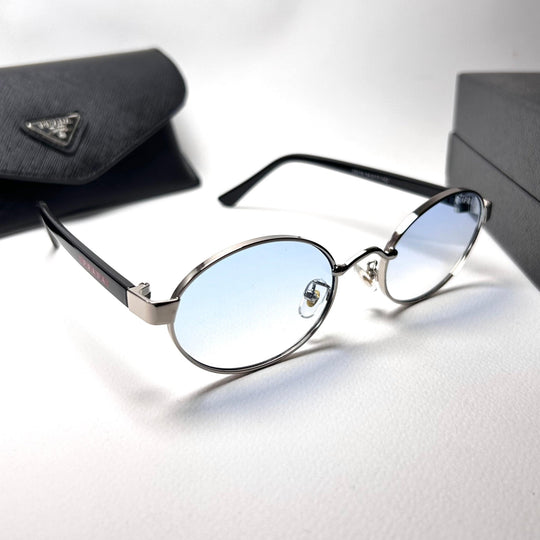 Prada Oval PRB56S - Sky Blue - Giiz store