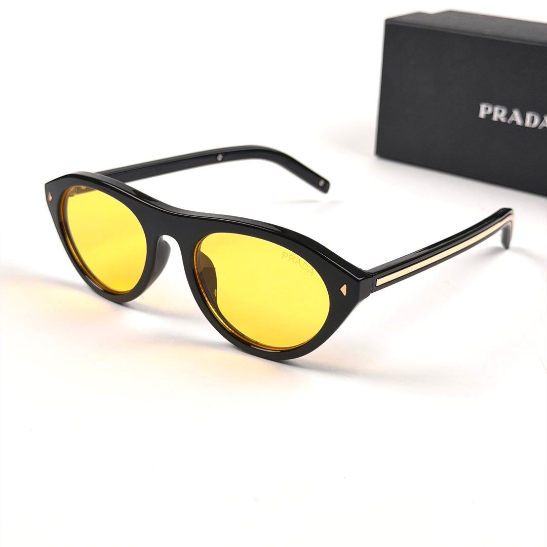 Prada PR B15S – Black Yellow - Giiz store