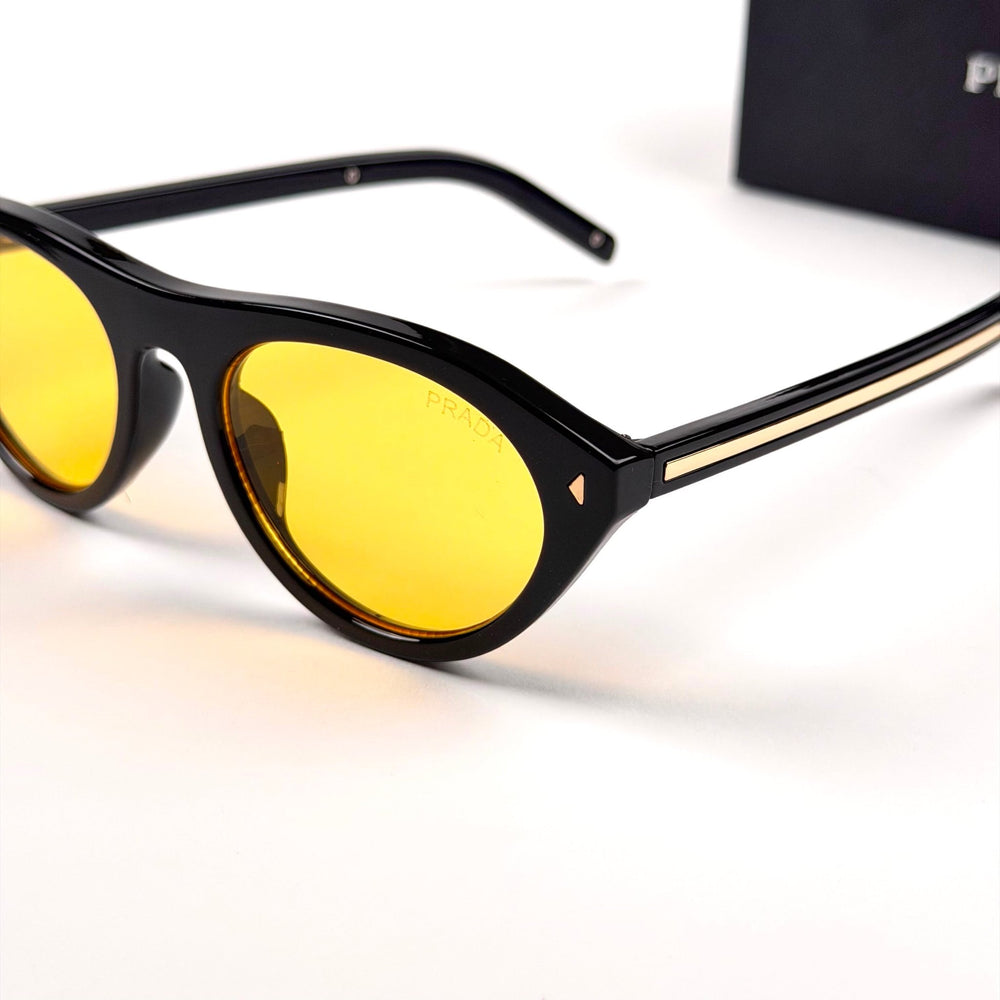 Prada PR B15S – Black Yellow - Giiz store