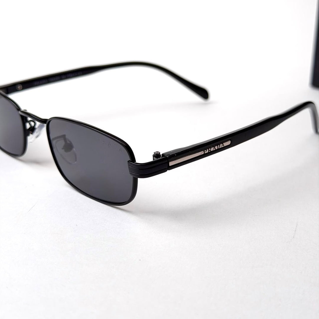 Prada PR B54S Rectangular – Black Grey - Giiz store