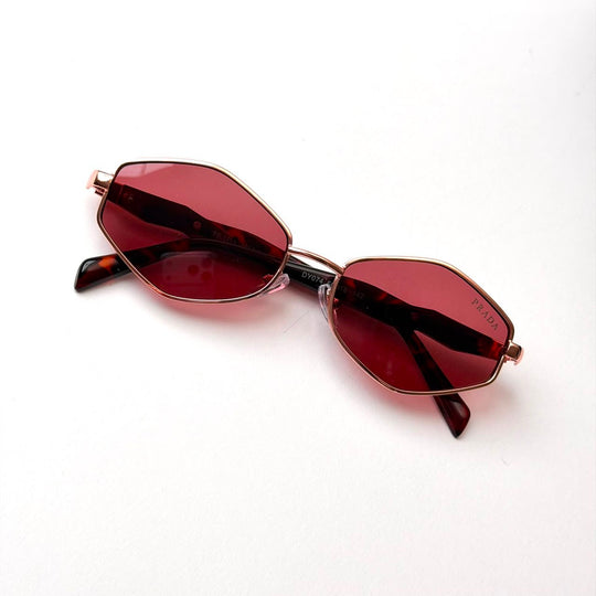 Prada PR D50S – Rose Gold Burgundy - Giiz store