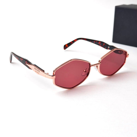 Prada PR D50S – Rose Gold Burgundy - Giiz store