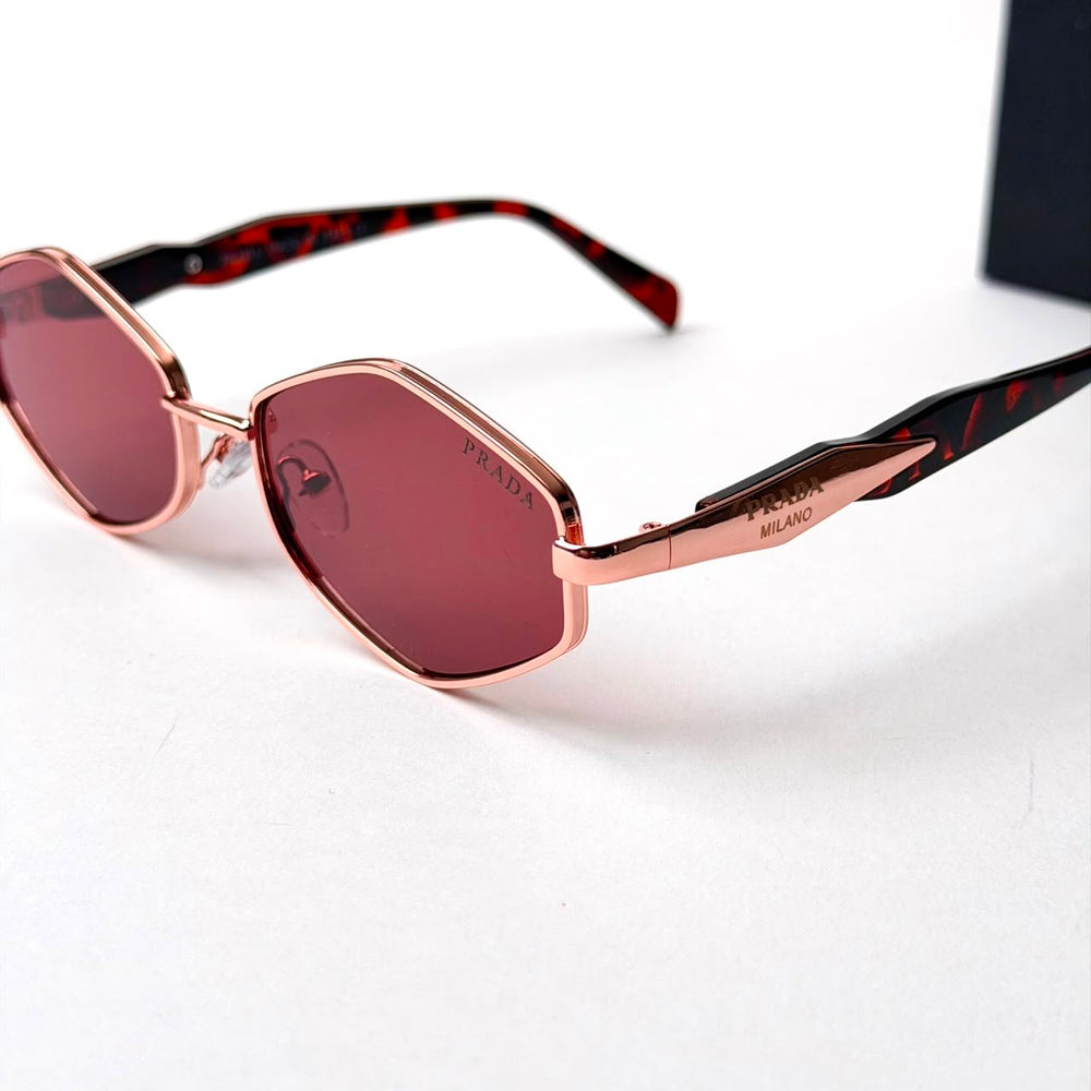 Prada PR D50S – Rose Gold Burgundy - Giiz store