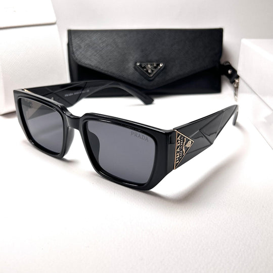Prada Reactangular PR09ZS - Black - Giiz store