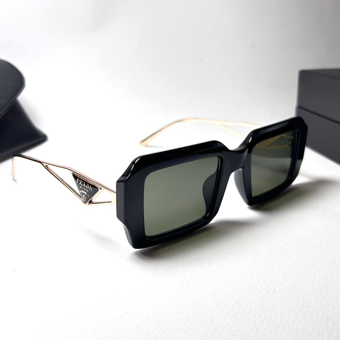 Prada Rectangle PRa07s Design - Oily Green - Giiz store