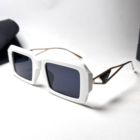 Prada Rectangle PRa07s Design - White - Giiz store