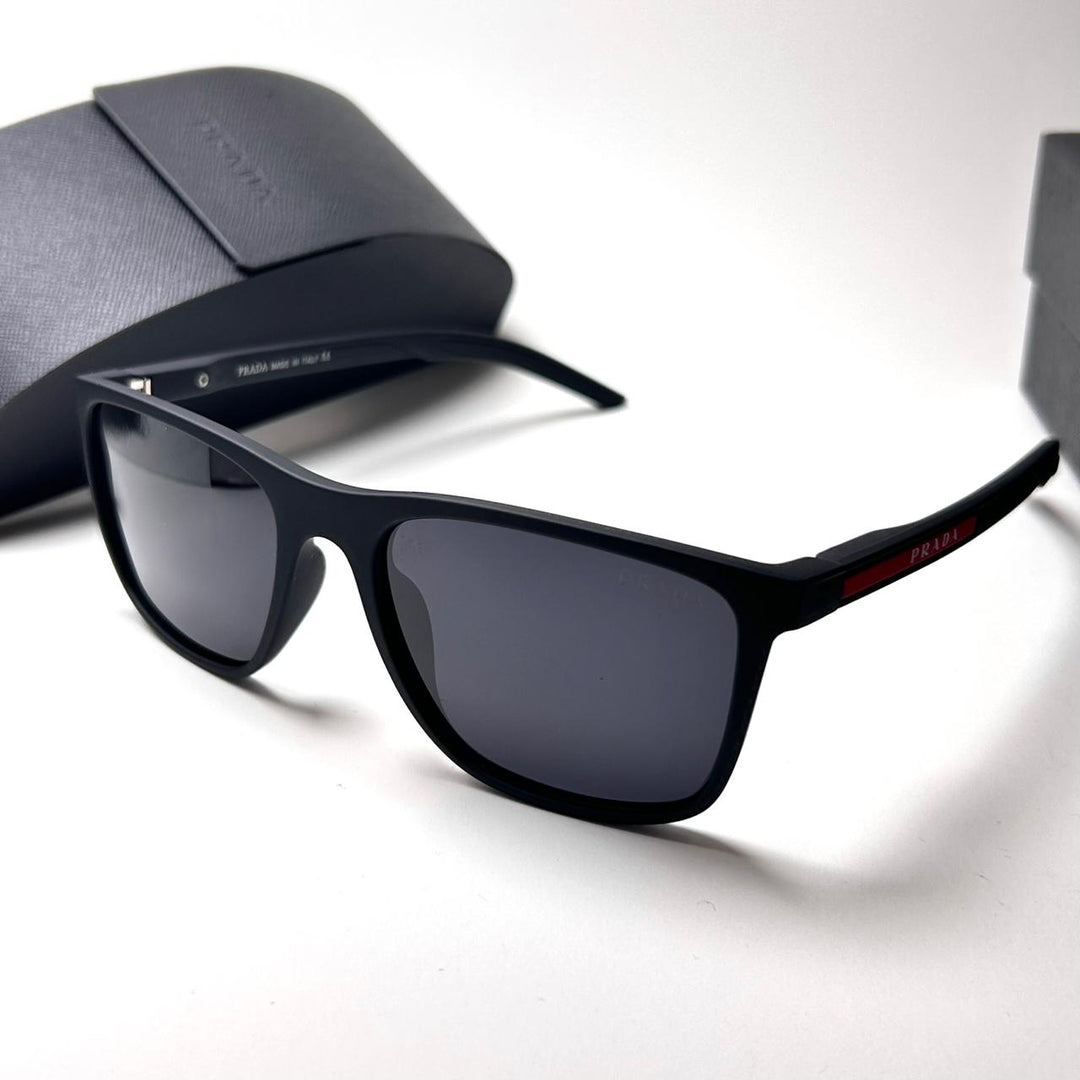 Prada Rectangular PS51ZS - Matte Black - Giiz store