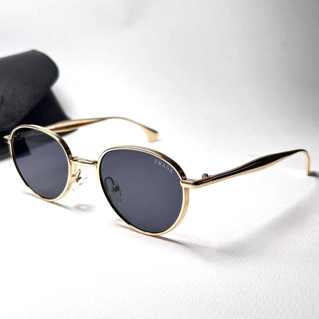 Prada Round B – Golden Black - Giiz store