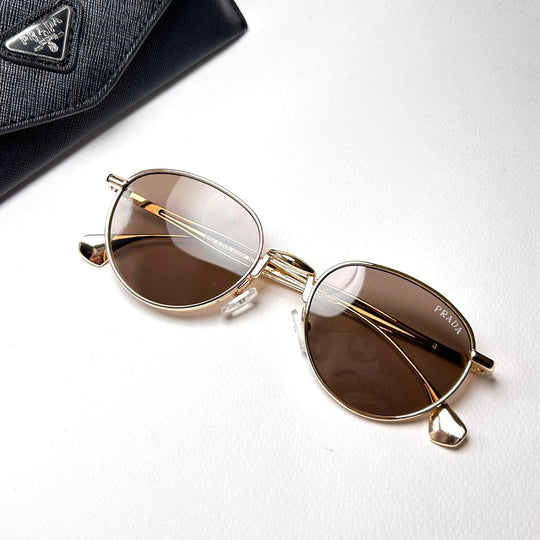 Prada Round B – Golden Brown - Giiz store