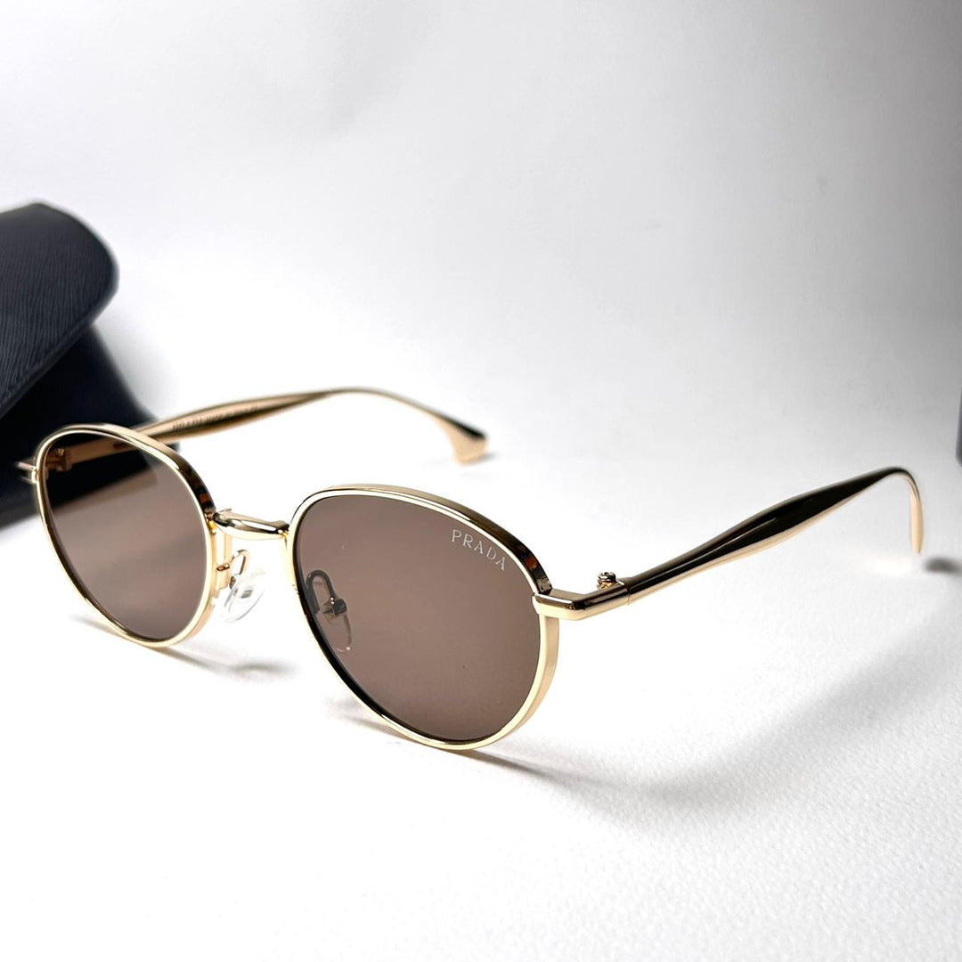Prada Round B – Golden Brown - Giiz store
